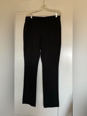 Chico's Black Slim Straight Dress Trousers